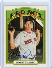 2021 Topps Heritage Baseball Real One Rookie Autograph #ROA-BD Bobby Dalbec