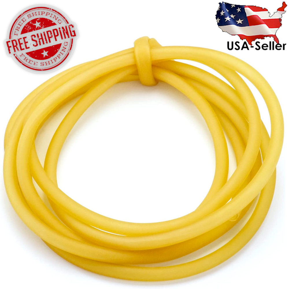 Natural Latex Rubber Tubing, 3/8" OD 1/4" ID 10Ft Surgical Tube for