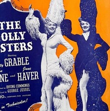 The Dolly Sisters Betty Grable In Always Chasing Rainbows 1945 Sheet Music DWU4