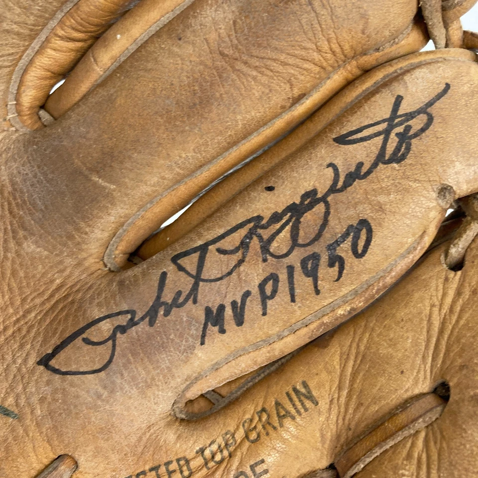 Phil Rizzuto Signed 1940's Game Model Baseball Glove JSA COA - Image 3 of 4