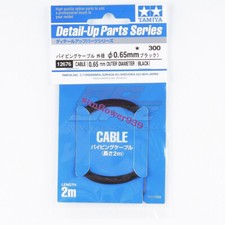 Tamiya 12676 0.65mm Piping Cable For 1/12 1/2...