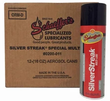 Schaeffers Heavy Duty Semi-Synthetic Silver Streak Multi-Lube Spray 12-16oz Tube