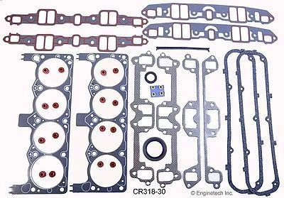 *Kit de revisión de reconstrucción del motor* Dodge Chrysler 360 5,9 L OHV V8 TBI 1990 1991 1992 Foto 2 de 4