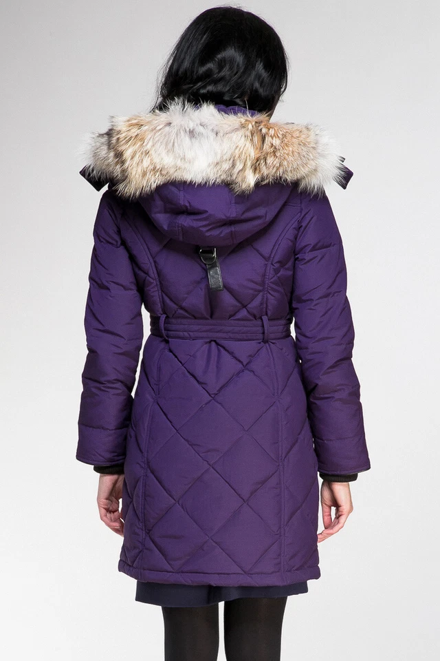 Chaqueta parka Goose Arctic Bay Kimberly plumón hecha en Canadá púrpura precio de venta sugerido por el fabricante 1445 $ Foto 2 de 4