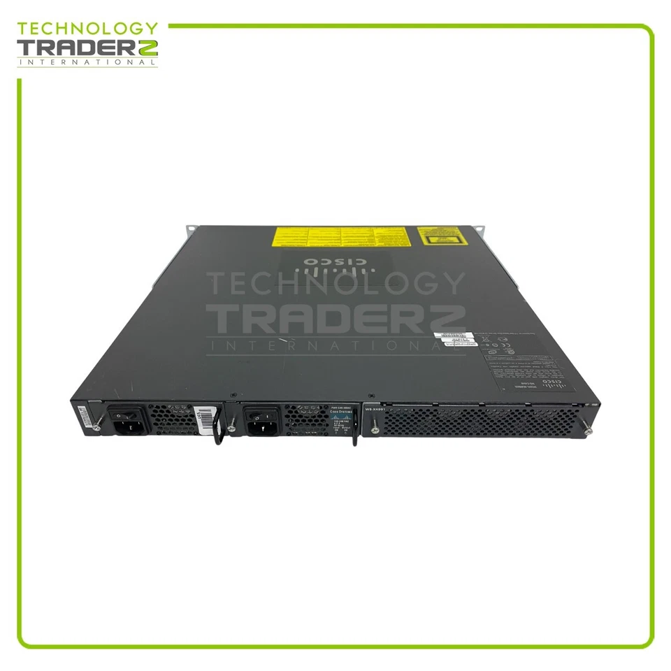 WS-C4948-E V08 Cisco Catalyst 4948 48-Port 4x SFP Switch W/ 2x PWR-C49-300AC - Image 3 of 3
