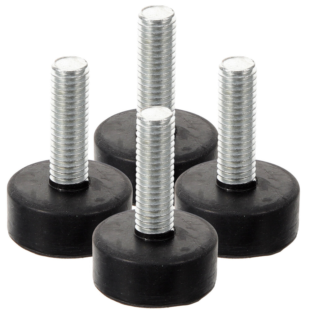 4pcs Rubber Feet Pad Screw In Rubber Feet Furniture Leg Bumpers Pads