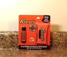 Reese’s Peanut Butter Cup Lip Balm Holder & Keychain Set