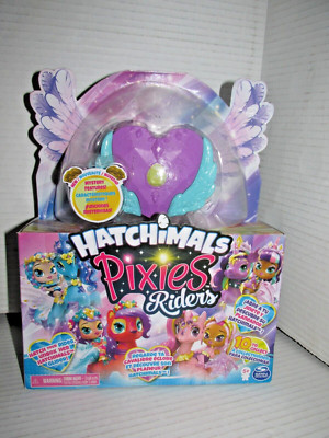 Hatchimals Pixies Riders Moonlight Mia Pixie and Unicornix Glider
