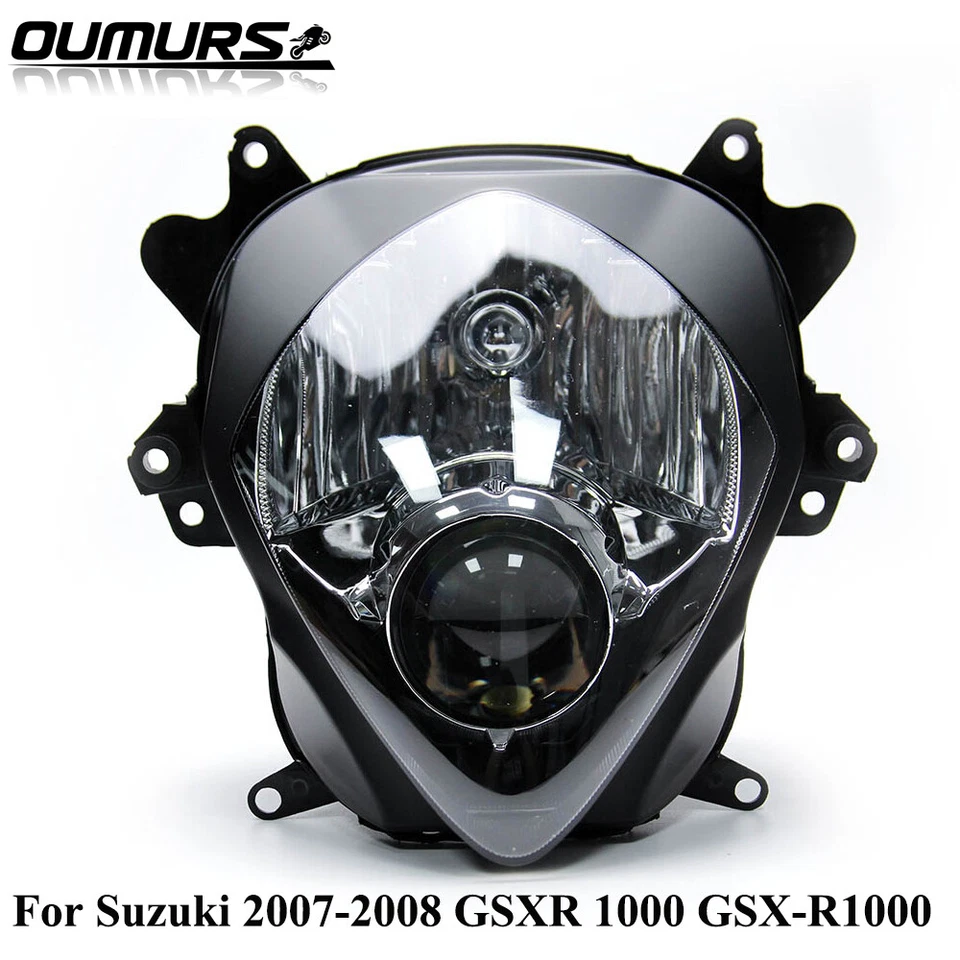 GSXR1000 Front Headlight For 2007 2008 K3 GSX-R 1000 Suzuki Headlamp Assembly US - Image 3 of 4
