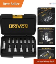 Hex Bit Socket Set Steel 13-piece Metric 2mm-14mm High Torque Durable Hex Bit Socket Set Steel 13-piece Metric 2mm-14mm High Torque Durable