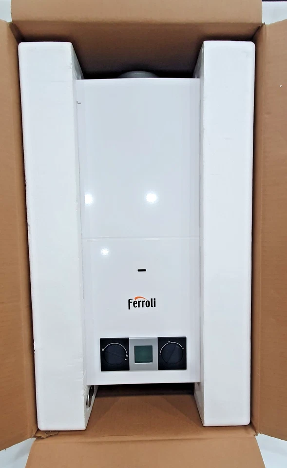 SCALDINO GAS METANO LT 11 FERROLI PEGASO CAMERA APERTA SENZA TUBO FUMO - Immagine 3 di 4