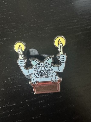 Disney WDI D23 2024 Haunted Mansion Tiny Kingdom Pin LE 450 Candle Gargoyle