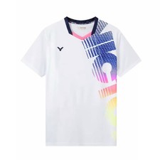 Summer Men's Table Tennis Badminton T-shirt Sports Short Sleeve Tee Top 121805