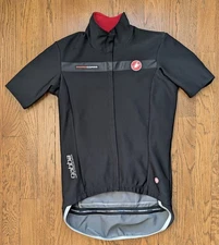 Castelli Gabba 2 Cycling Jersey Men's Small Black Windproof Worn 2x MINT!