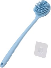Silicone Body Scrubber, Long Handle Back Scrubber for Shower Brush,Exfoliating
