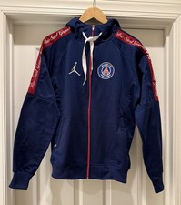 Paris Saint-Germain PSG Blue Jacket Hoodie M NWOT