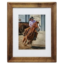  11x14 Picture Frames, Wood Photo Frame Rustic Wall 11x14 matted to 8x10
