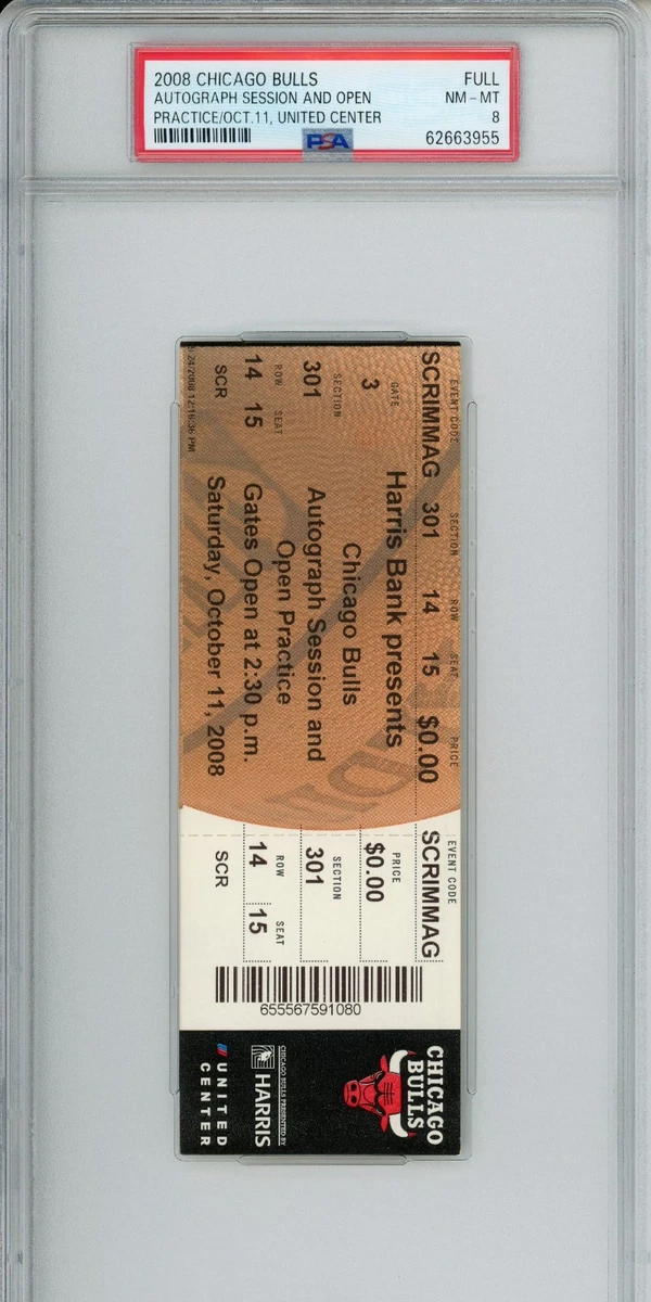 Basketball Chicago Bulls Vintage Sports Ticket Stubs for sale | eBay