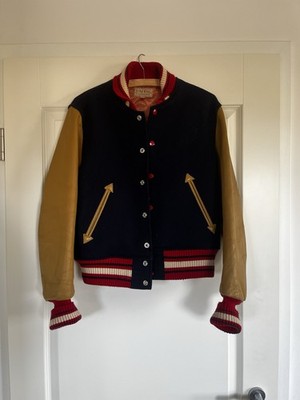 Style Eyes by Toyo Enterprise Varsity Jacket-Vintage Style-Wolle & Leder- Gr.38M