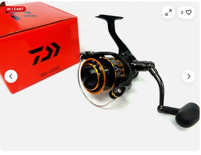 Daiwa BG 4500 Black and Gold Saltwater Spinning Reel BG4500 - NEW
