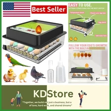36 Egg Incubator Automatic Turning Humidity Control Digital Candler Learner F...