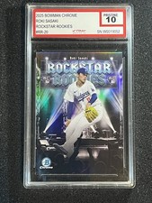 Roki Sasaki - 2025 Bowman Chrome Rockstar Rookies RC Insert Pristine - Dodgers