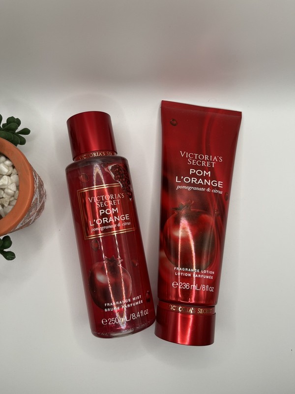 VICTORIA'S SECRET Body Mist & Lotion Duo, Pomegranate NEW