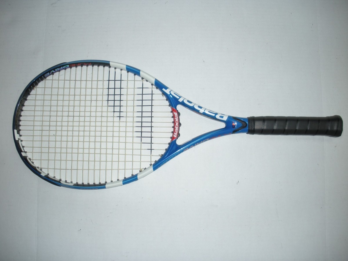 BABOLAT PURE DRIVE GT MP 100 10.6oz TENNIS RACQUET 4 5/8 | eBay