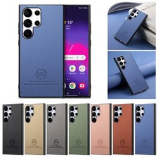 For Samsung Galaxy S26 S25 Ultra S24 S23 S22 S21 Cloth Texture Slim Phone Case
