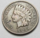 1905 INDIAN HEAD CENT,MOST OF LIBERTY, VERY NICE COIN!!!!(A7)
