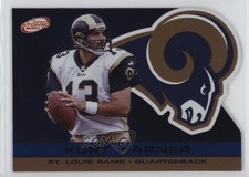 2001 Pacific Prism Atomic Blue 4/29 Kurt Warner #121 HOF 3bv