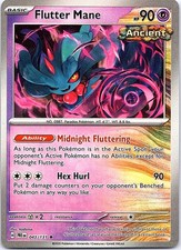 Flutter Mane Poke Ball Holo Prismatic Evolutions 043/131 Rare NM Pokemon Card