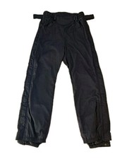 The North Face Women  s Black Ski Snow Pants Size 10 Insulated Aztec Trim Vntg