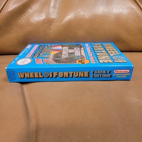 Wheel of Fortune Family Edition Nintendo NES Complete in Box CIB