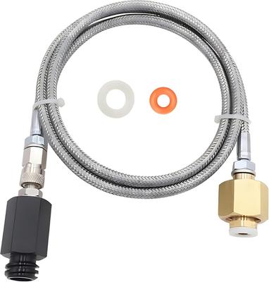 #ad #ad Soda Machine Co2 Adapter with High Pressure Stainless Steel External Hose CGA32 $54.79