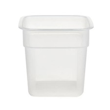 Cambro 1SFSPROPP190 CamSquare Fresh Pro 1 Qt Polypropylene Food Container