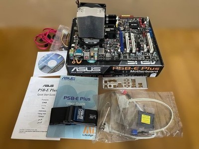 ASUS P5B-E Plus Motherboard with Core2Duo E6600 CPU and 2x DDR2-800 Tested