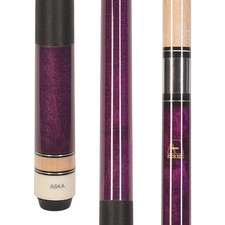 L2 2-Piece Pool Cue Stick, 58-inches Hard Rock Canadian Maple, 13mm Hard Tip ...
