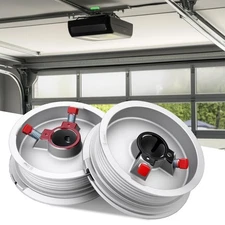 Garage Door Cable Drums Garage Door Parts Replacement Repair Kit, 400-8 Stand...