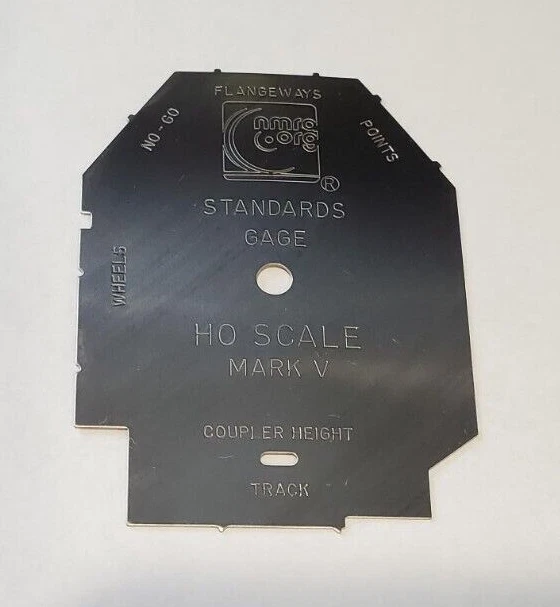 HO Scale NMRA Mark V Standards Gauge + Clearance Gauge - Model Trains - NEW - Image 2 of 4