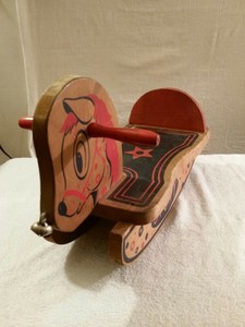 spotty rocking horse