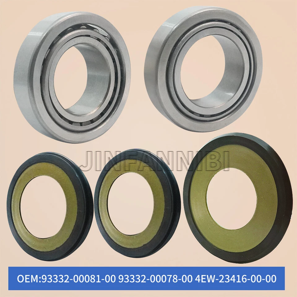 Steering Stem Bearing Seal Covers Kit for Suzuki RM125 RM250 RMX250 1991-1992 - Image 3 of 4
