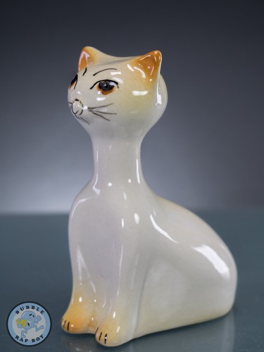 LANGHALS SCHAUFELKOPF KATZENFIGUR MID CENTURY UM 60er Jahre - Bild 4 von 15