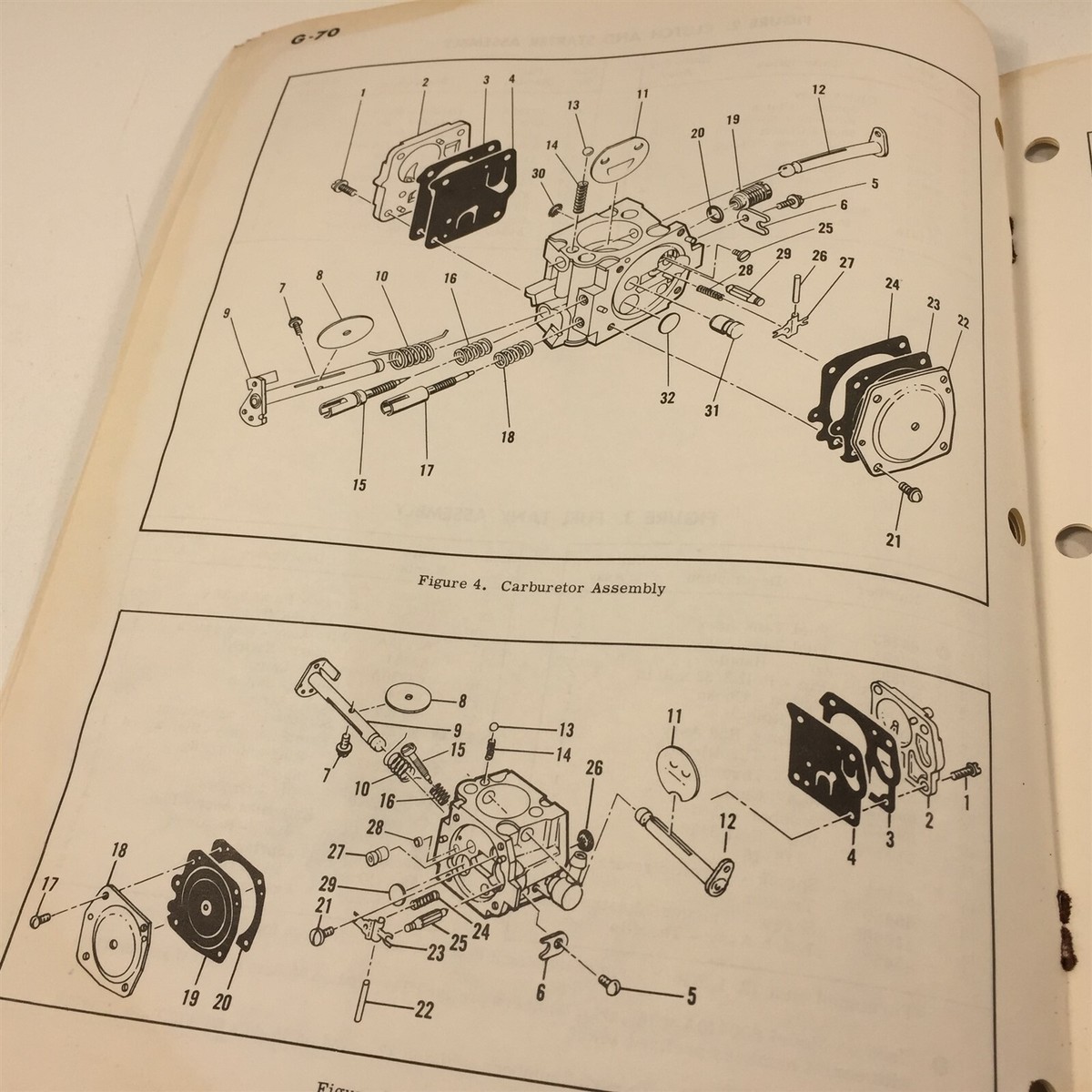 52-70 10巻　専用 1972 McCulloch G-70 Chain Saw Illustrated Parts List 87807