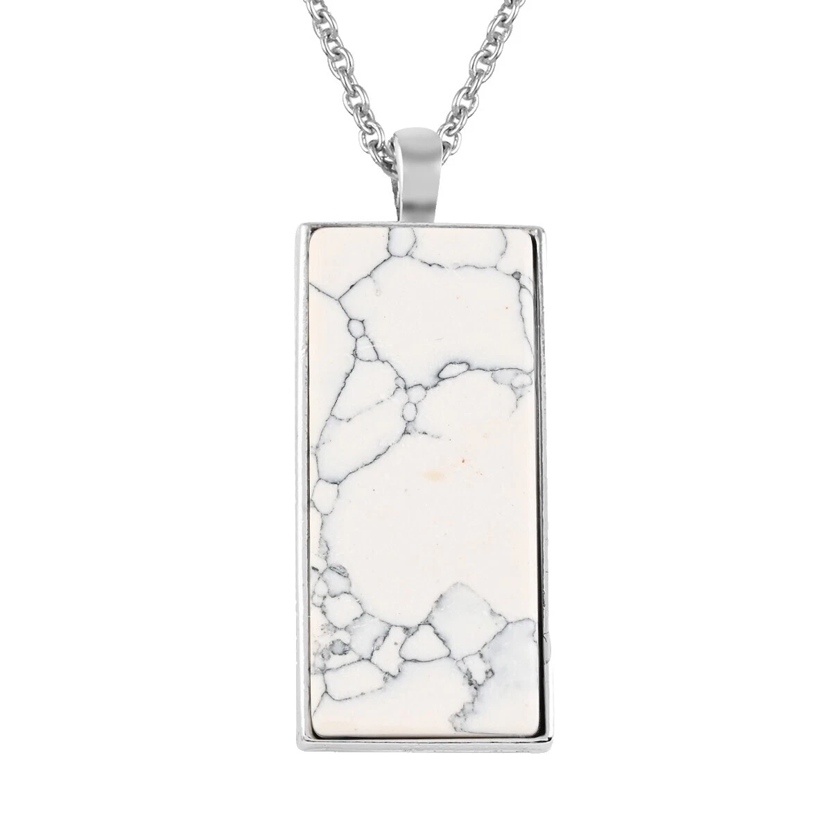 Howlite Stainless Steel Fashion Necklaces & Pendants