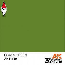 ACRILICO MODELLISMO AK INTERACTIVE GRASS GREEN 17ML