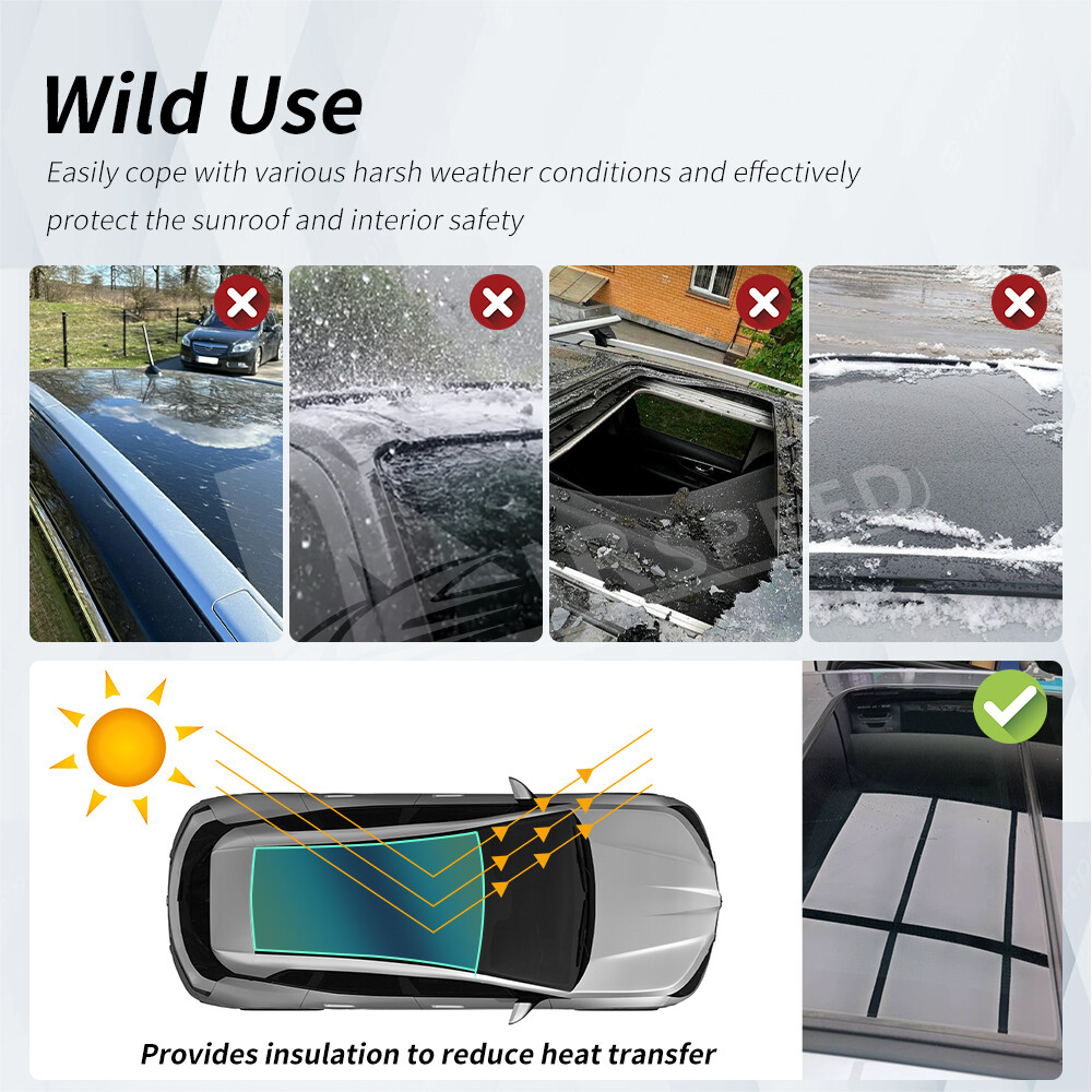 Car Sunroof Ice Armor Precut Piant Protection Film TPU For BMW iX 2020-2024