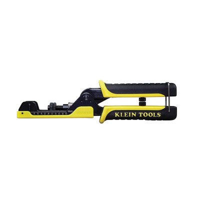 1 Klein Tools VDV211-100 Crimper, Extended Reach Coaxial Compression Connector