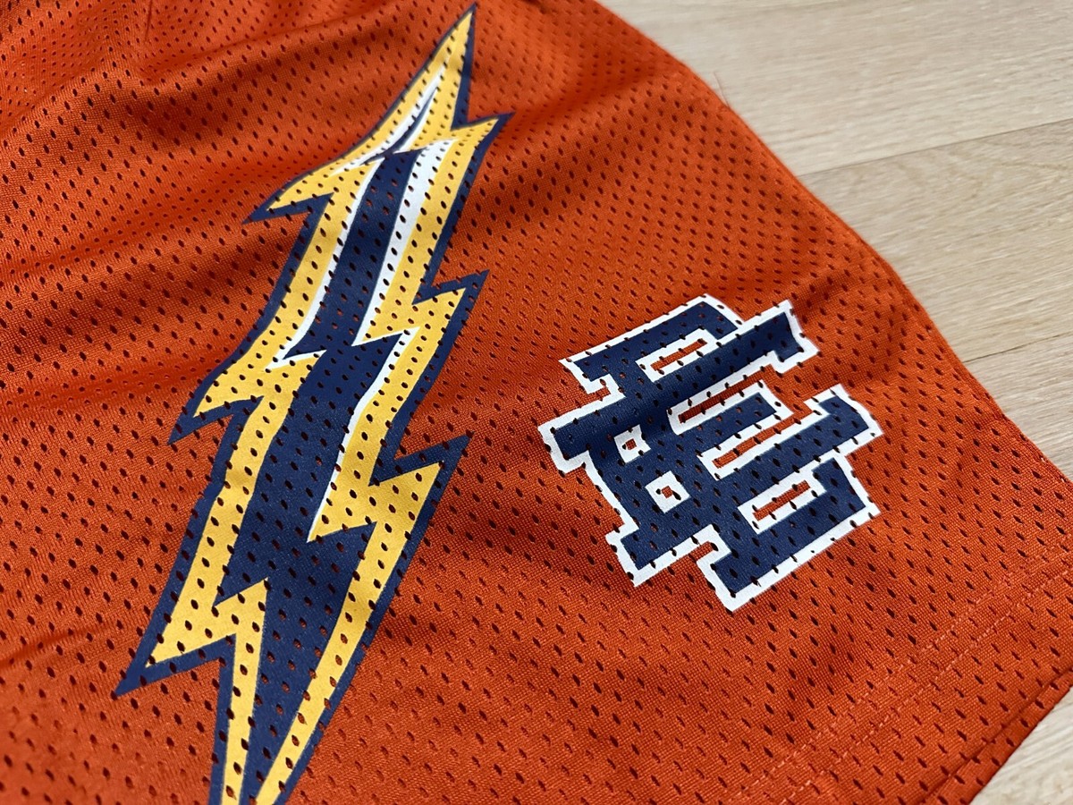 NEW Eric Emanuel EE Basic Short Lightning Bolt Orange Royal
