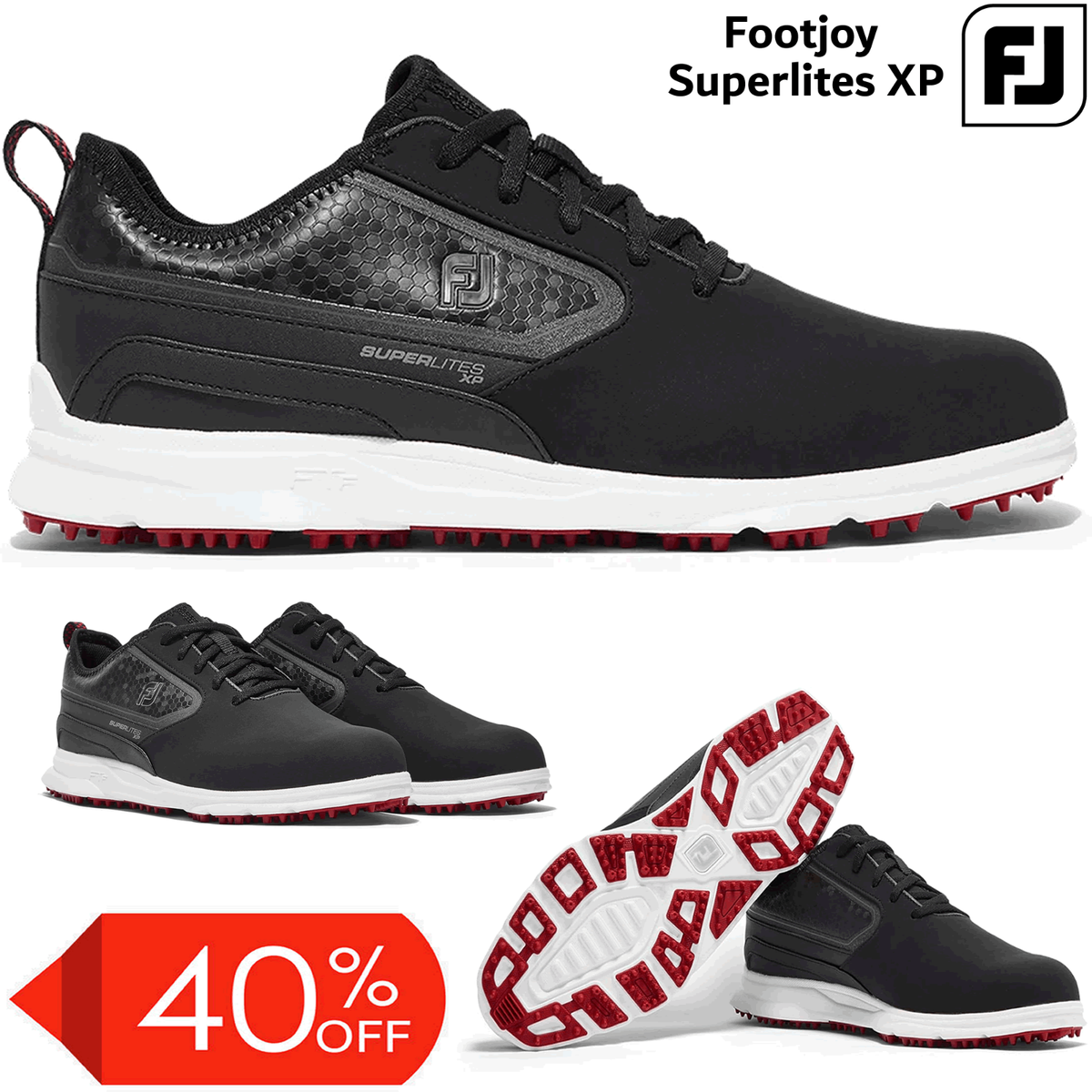 Blue Footjoy Superlites FootJoy 22 Superlites XP BOA Mens Golf